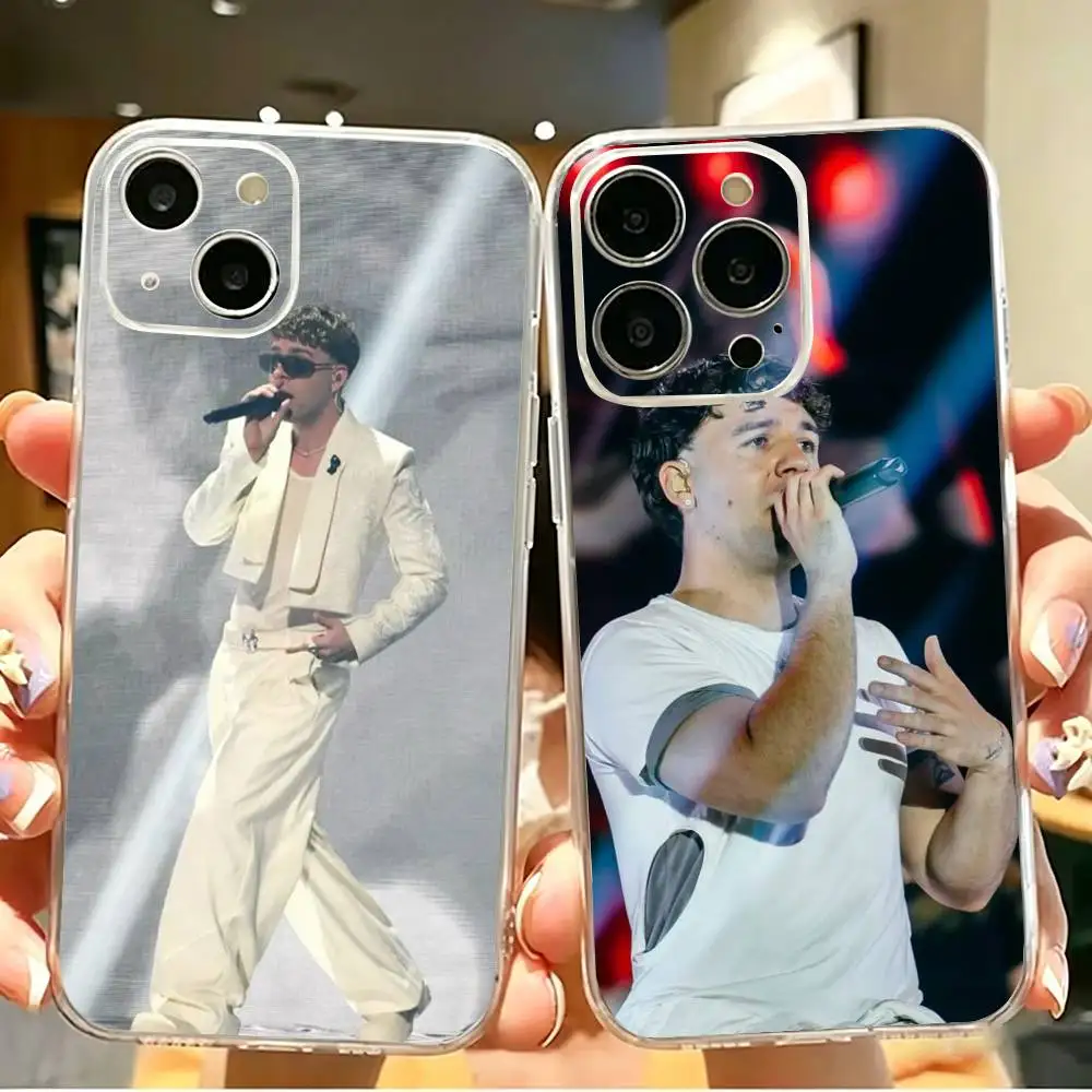 

Rapper Q-Quevedo Phone Case For iPhone 17 16 15 14 13 12 11 Mini Pro Max Plus Transparent Cover