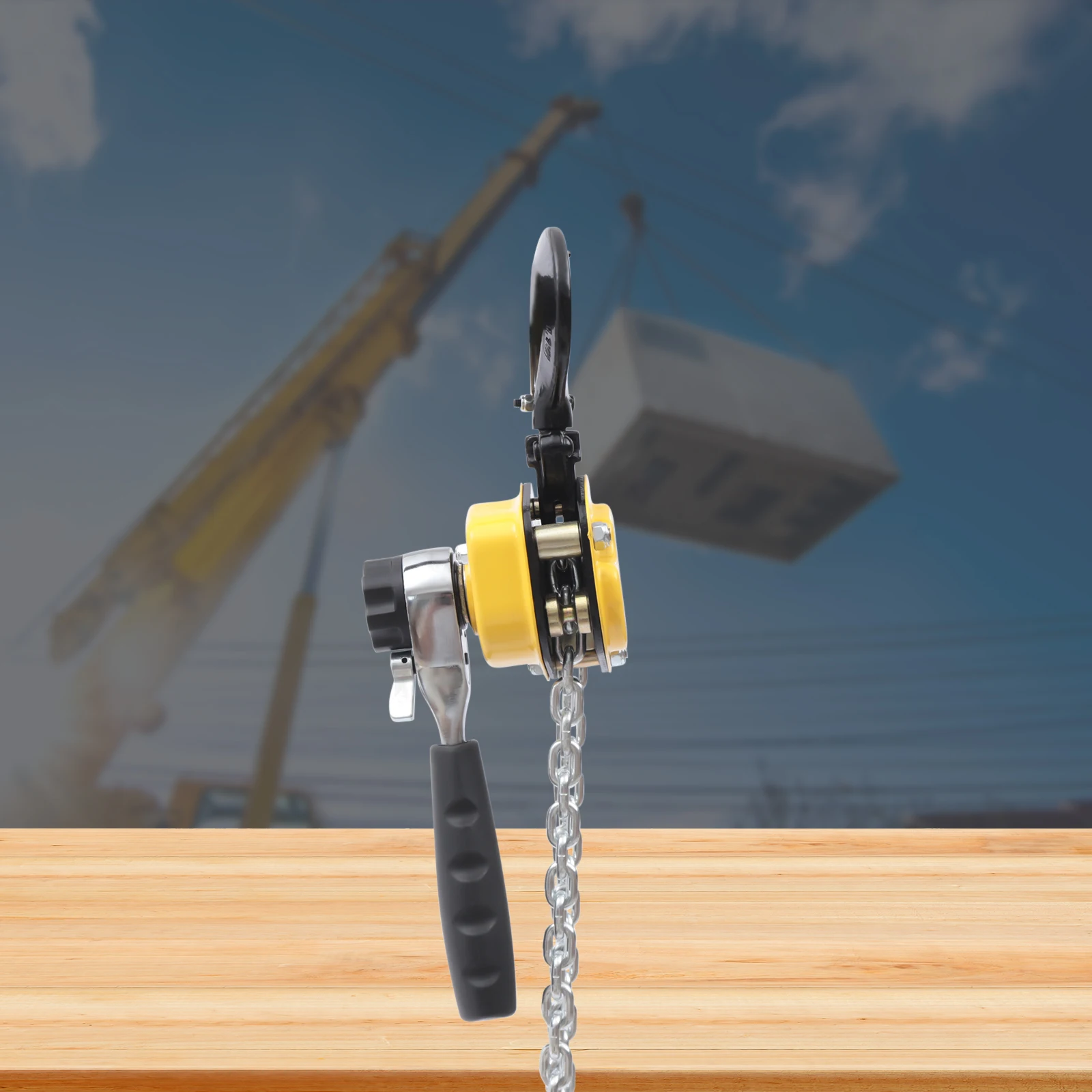 

Цепной подъемник из легированной стали 0,25 т, 1,5 м G80, рычаг с храповым механизмом, подъемник с крючком, двойная трещотка, тормоза, плавный подъем