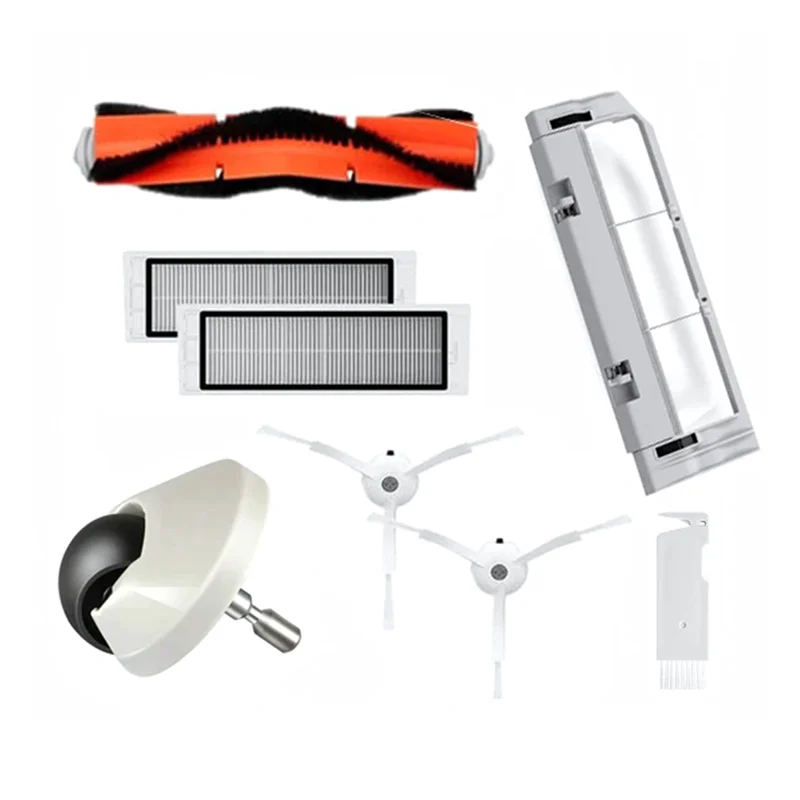 A24p para xiaomi mi vácuo 1a geração/2/1s, sdjqr01rr sdjqr02rr sdjqr03rr roborock e4 e5 s4 max peças de filtro de escova lateral principal