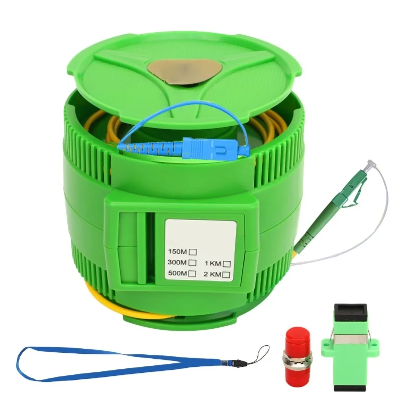 

OTDR Launch Cable Box SCUPC LCAPC Connector Single Mode Fiber Optic Test Extension Cable 500M