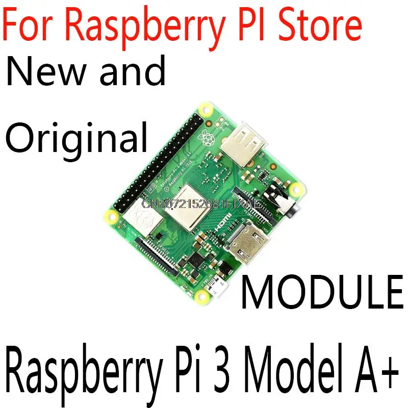 

Оригинальный 4-ядерный процессор BMC2837B0 512M RAM Pi 3A + с WiFi и Bluetooth Raspberry Pi 3 Model A + Plus