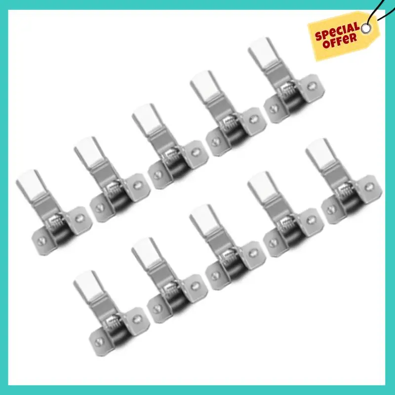 

-ABHW 10 шт., пружинная ручка, держатель для швабры и метлы для лопаты, грабли, держатель для метлы с винтами, ручка, подвесные инструменты