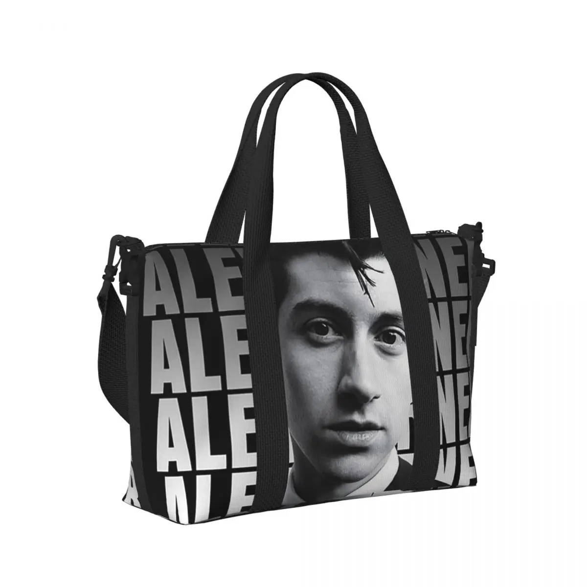 

Alex Turner The Arctic Monkeys Band Пляжная дорожная сумка Большая вместительная сумка-тоут для спортзала Спортивная женская дорожная сумка для покупок