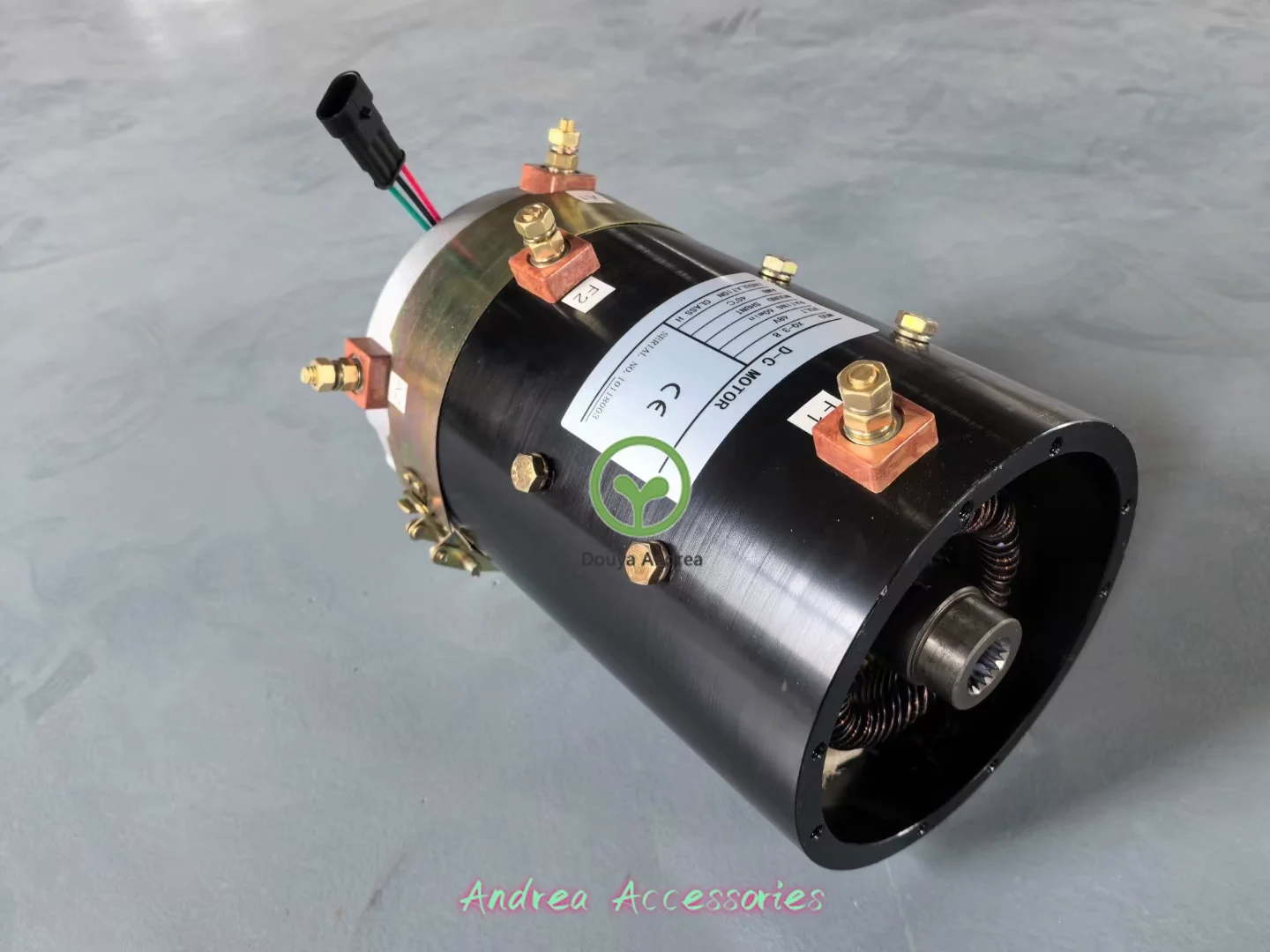 XQ-3.8 DC مجموعة محرك Sepex الكهربائية 48V3.8KW لعربة الجولف