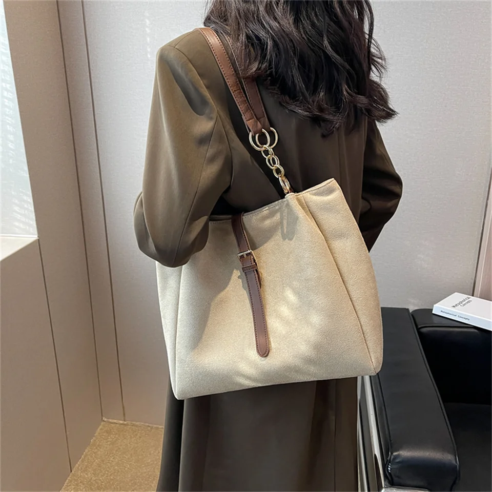 Bolso de hombro de pana para mujer, Cartera de diseñador de lujo de alta calidad, informal, 2023