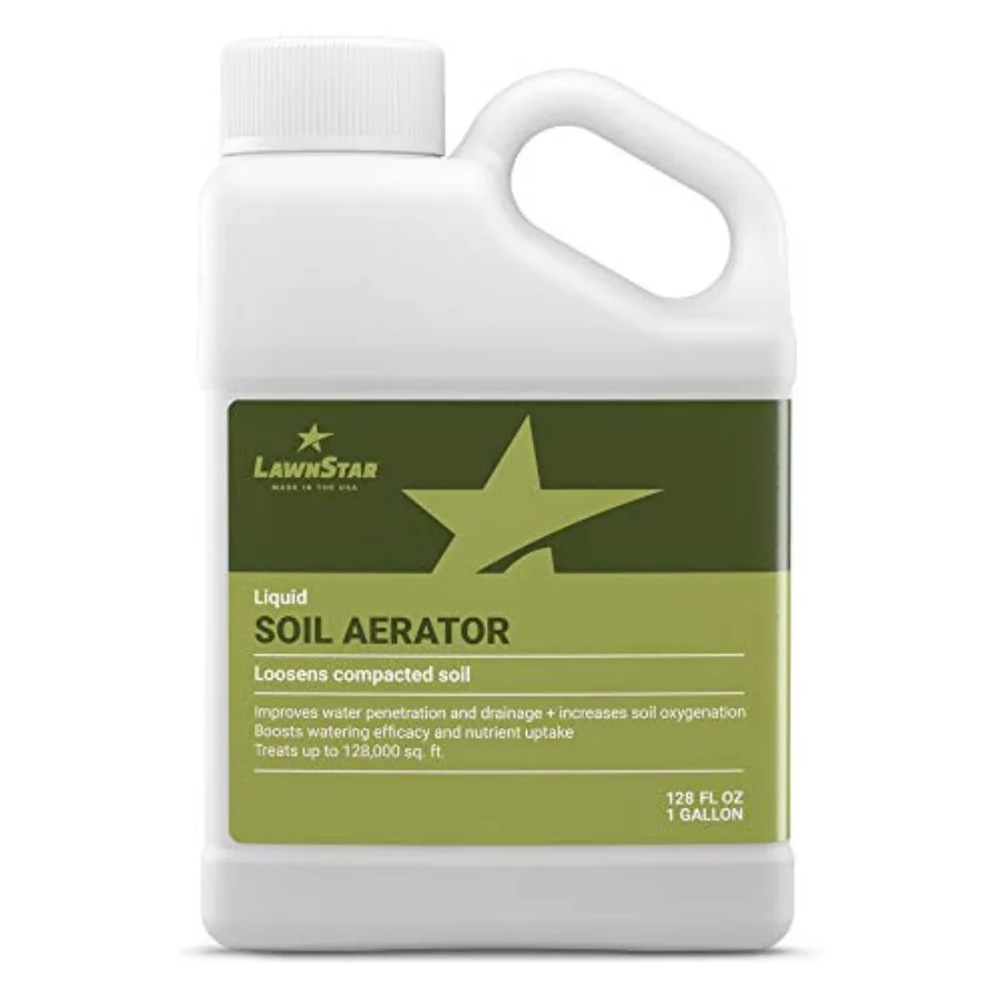 

Liquid Lawn Aerator - Loosens and Conditions Compacted Soil - Alternative to Core and Mechanical Aeration - Improves Water Pene