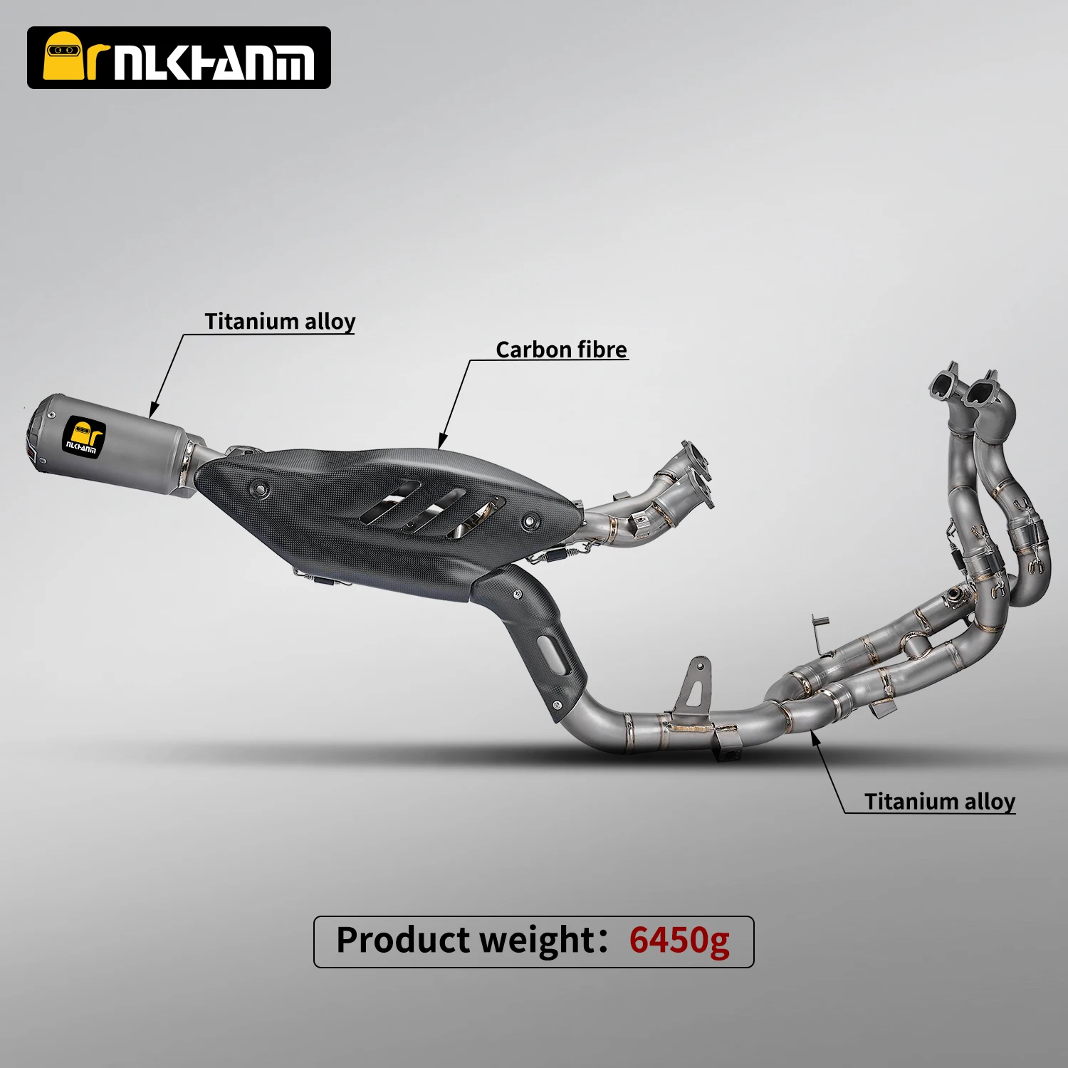 For panigale V4 V4S Motorcycle Exhaust Ti. alloy System Modification for Panigale V4 V4S 2025- Stree Fighter V4 V4S 2025-