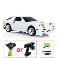 Mini Toys LDRC RX7 1/18 RC Racing Car RWD Gyroscope Wireless Control Drifting Vehicles LD1802 with Motor Servo ESC Light System