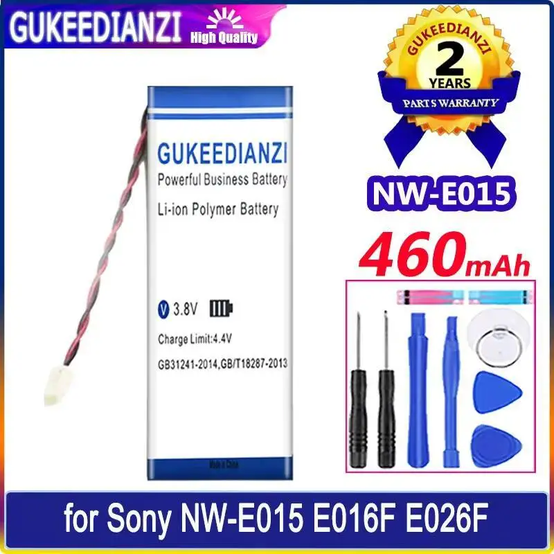 460Mah لسوني NW-E015 E016F E026F E025F E013F أداء جيد لدرجة الحرارة المنخفضة بطارية مشغل موسيقى محمول عالية