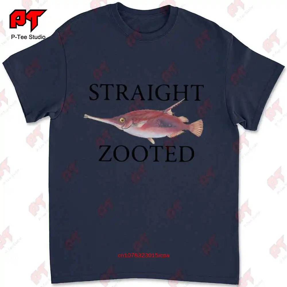 Straight Zooted Straight Zooted Snipefish Fish T-shirt 9L0I