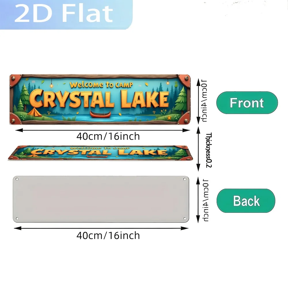 A 2D Flat Vintage Sign That Says 