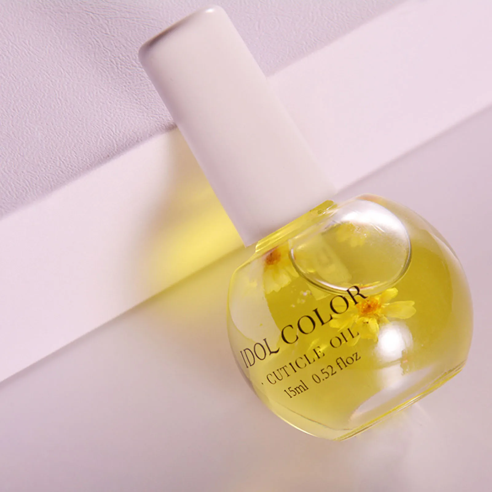 Moisturizing Repair Nail Care Oil Anti-Dead Skin Barb Nail Care Oil with Soft Brush for Damaged Skin Thin Nails