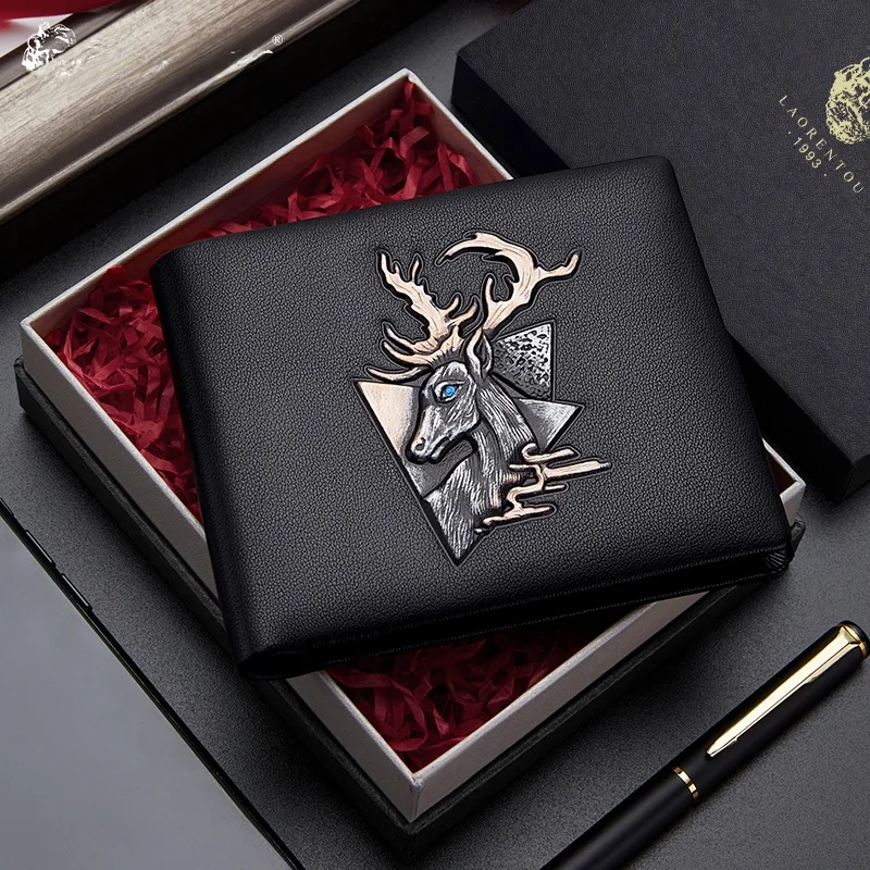 leather-wallet-for-men-short-style-first-layer-cowhide-multi-card-slot-coin-pocket-money-clip-business-ol-style-spring-2026
