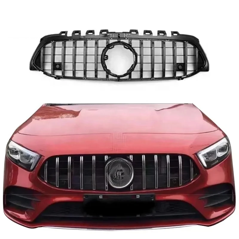 

High Quality ABS Material Diamond GT Style Car Front Grille for Mercedes Benz a Class W177 A180L A200L A220L 2019-2021 Car Grill