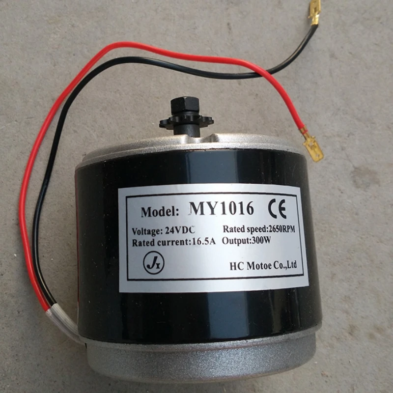 Brush motor 24V36V belt motor 48V800W500W high-speed pinion motor with feet