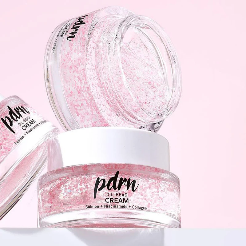 

Pdrn Salmon Oil Bead Face Cream Collagen Niacinamide Hydrating Moisturizer Even Skin Tone Repair Dry Skin Facial Skin Care Cream