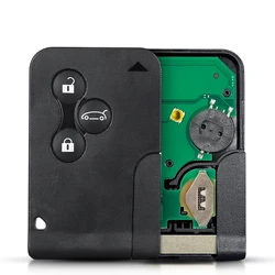 KEYYOU 3 Button Smart Card Key 434Mhz ID46 PCF7947 Chip For Renault Clio Logan Megane 2 3 Scenic Remote PCB Car Key Card Key