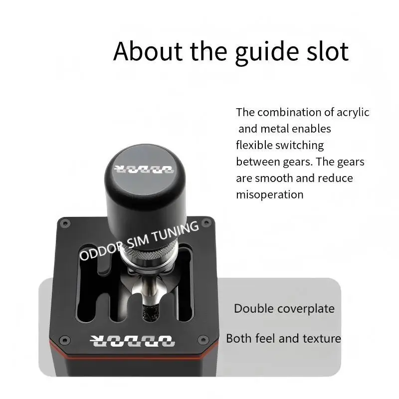 ODDOR PC USB H-Pattern Shifter-Compatible with Logitech , MOZA , Thrustmaster - Euro Truck Simulator 2 & DiRT Rally Racing Gear