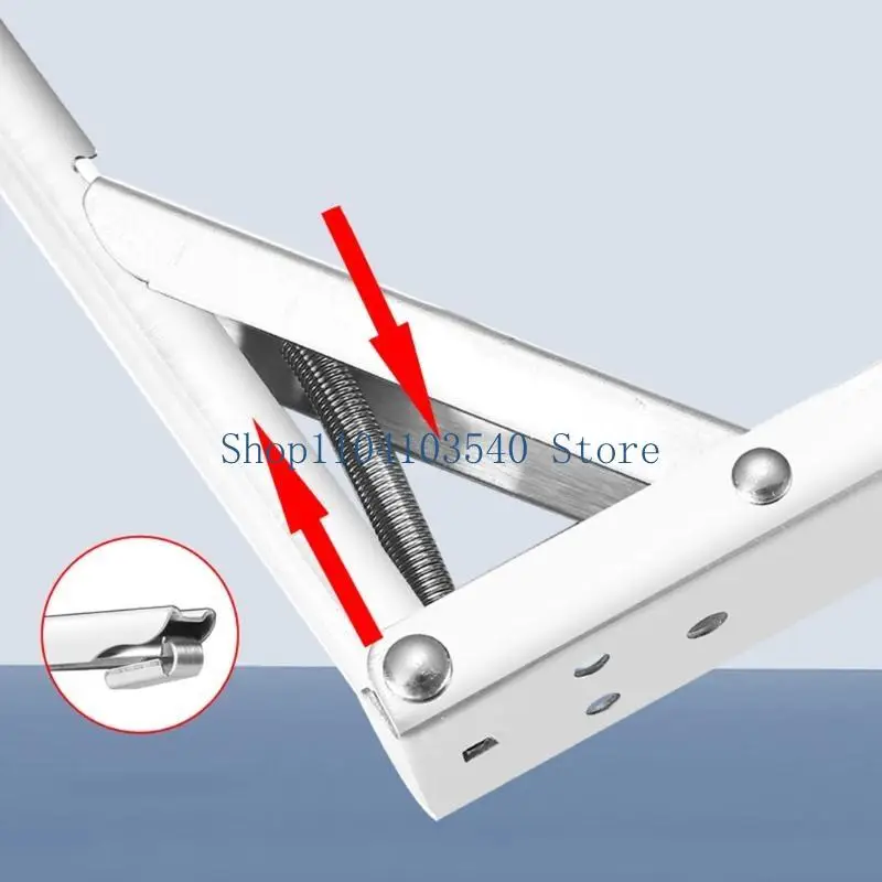 02DC Folding Shelf Bracket, Collapsible Shelf Brackets for Space Saving DIY Bracket