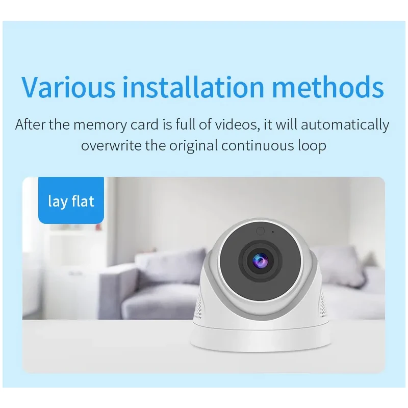 A5 V380Pro 2MP Xiaohuangren Conch Mini Wifi Wireless USB App Control IP Camera Smart PTZ 1080P HD Night Vision AI Remote Monitor