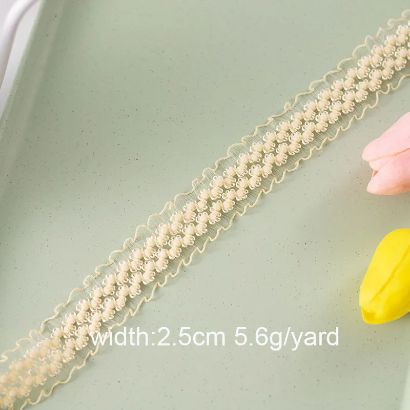 Elastic Silk Ribbon Lace, Handmade DIY Toy, Bag, Decoration Accessories, White, Pink, Yellow, Red, Black, 10 Yards, 1.5-2.5cm