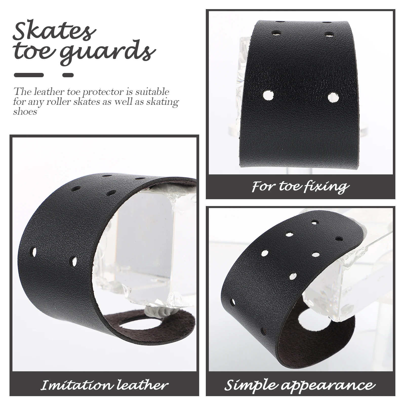 

1 Pair Professional Skates Toe Covers Replaceable Skating Shoe Accessories Ventilation Holes For Roller Skates Team