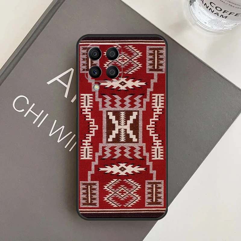 Tribal Ethnic Pattern Case For Samsung Galaxy M13 M23 M33 M53 M20 M30s M31s M12 M32 M52 M31 M51 M14 M34 M54 Coque