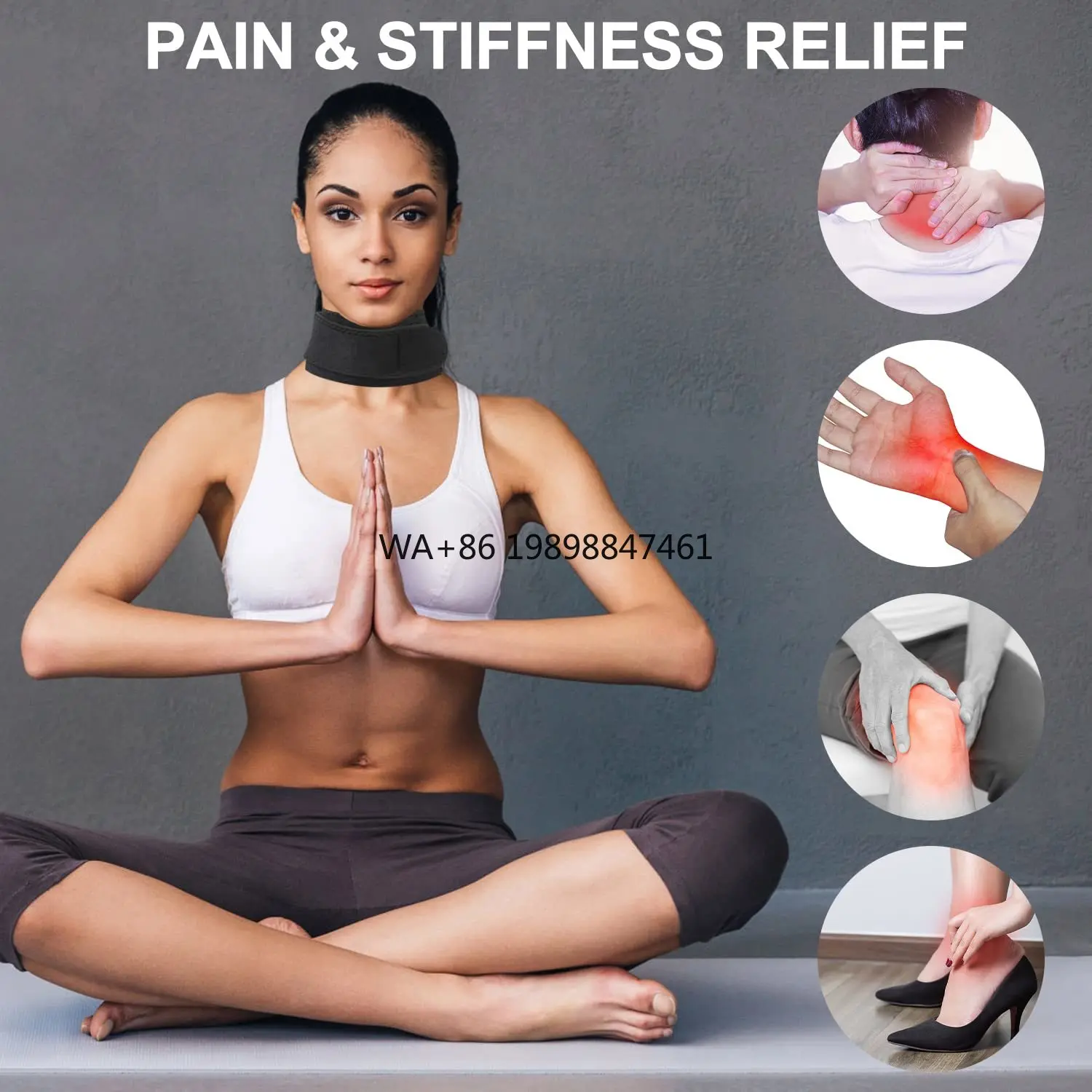 

RedThera Custom Portable Red Light Therapy Neck Chin Belt Wrap for Neck Chin