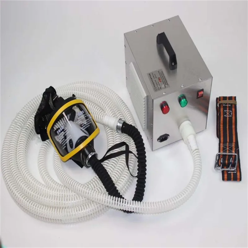 10m Electric Air Supply Long Tube Respirator Portable Fresh Air Breathing Apparatus For Industrial Work Protection