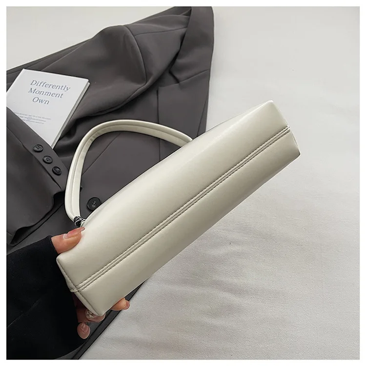 Shoulder Handbags Vintage PU Leather White Crossbody Bags Small Summer Cell Phone High-Quality Trend the Tote Bag New Luxury