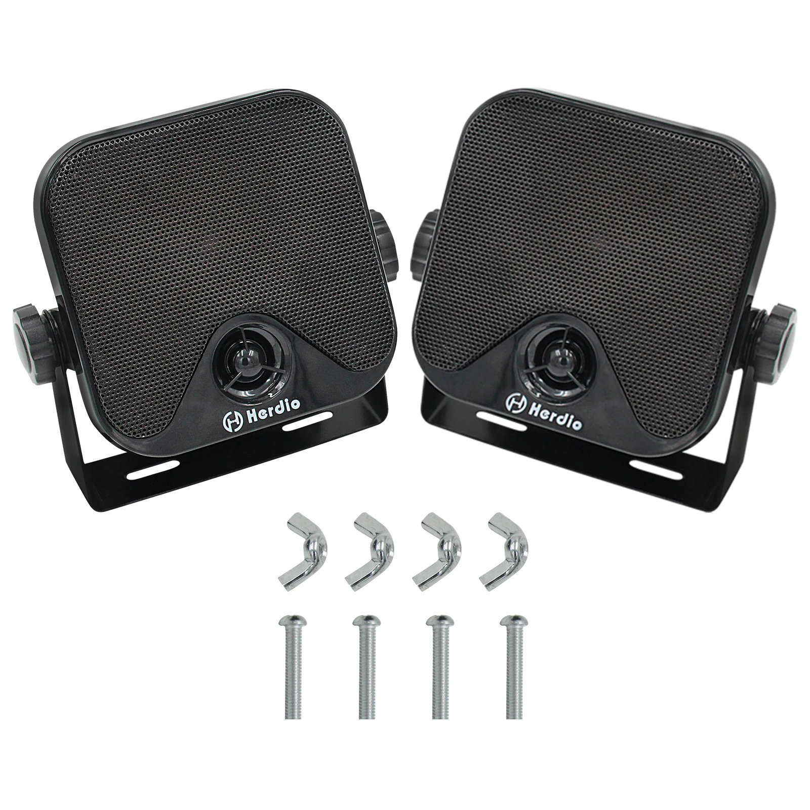 Herdio 4 Zoll Hochleistungs-Wasserdichte Boots- und Marine-Lautsprecher für den Außenbereich, Oberflächenmontage für Skid Steer, ATV, UTV, RZR, Golfwagen, Boot – Detail 12