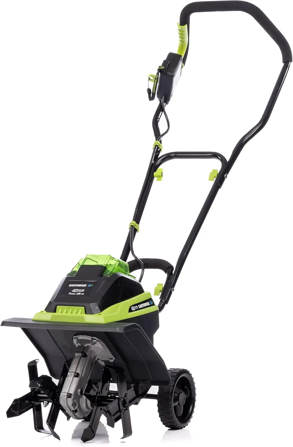 Tc70040Ew 11-Inch 40-Volt Lithium-Ion Cordless Electric Tiller/Cultivator, 4Ah Battery & Charger Included, Green