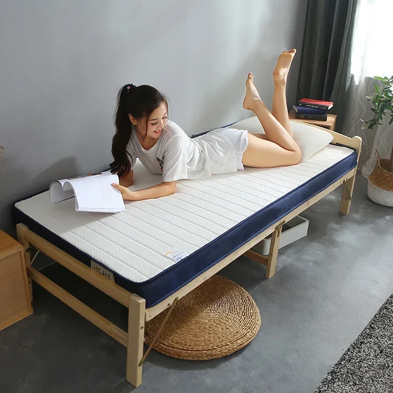 natural Thai latex mattress 9cm and 5cm Single double size Memory foam filling stereoscopic student dormitory Tatami