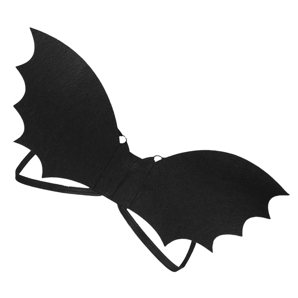 هالوين تأثيري الخفافيش الجناح الرأس للأطفال الأسود مصاص دماء زي ملحق فستان حفلة DIY الدعامة للأطفال بنين بنات