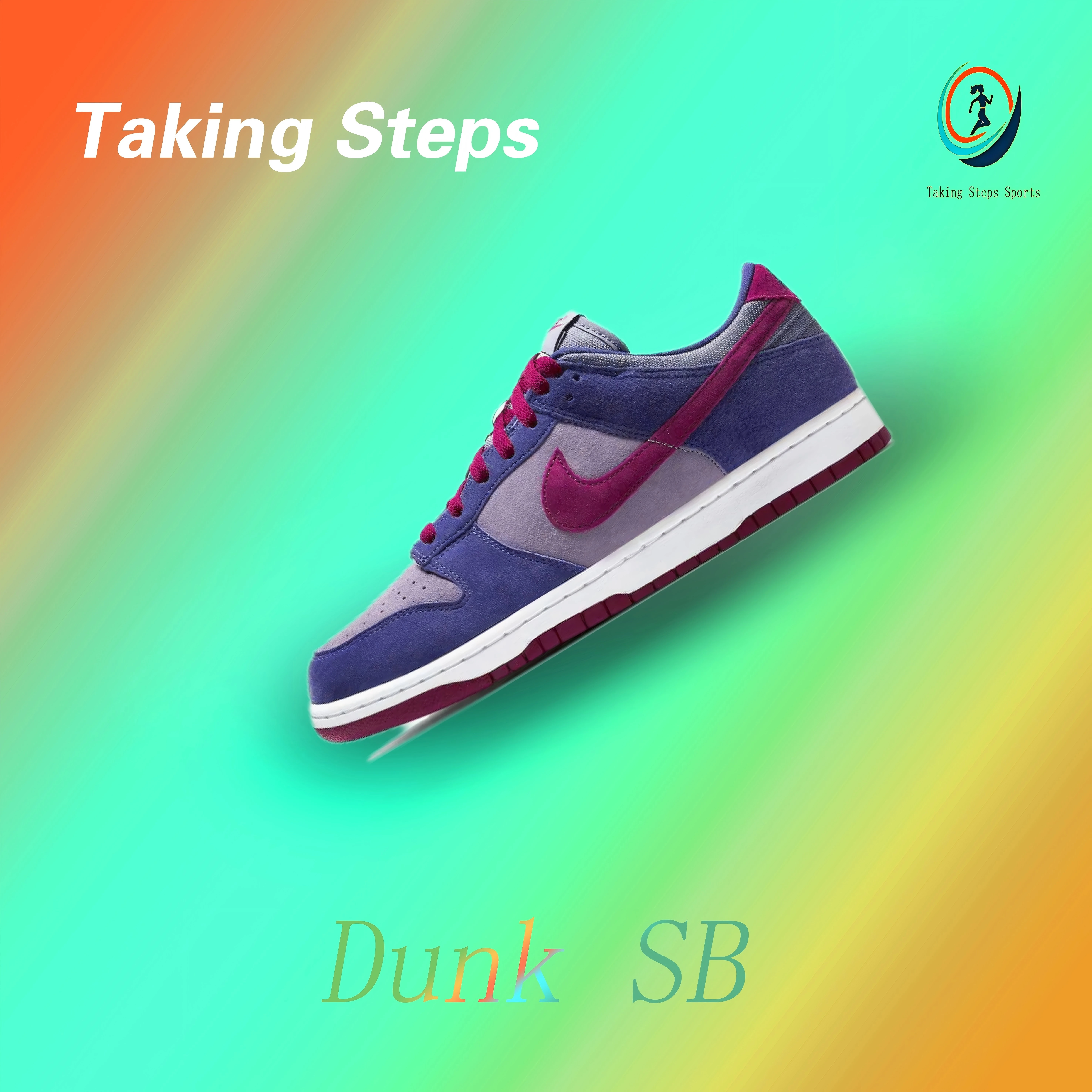 Nike Dunk SB Comfortable Wear-resistant Slip-resistant Hundreds of Casual Low-top Board Shoes purple