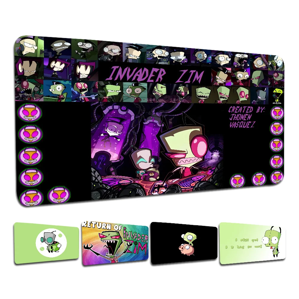 Invader Zim Hippie Mousepad New Rubber Mouse Durable Desktop Mousepad Size For Game Keyboard Pad For Gamer