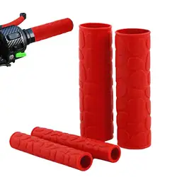 Motorcycle Universals Heat Shrinkable Grip Cover Non-slip Rubber Grip Glove Handlebar Covers Protect The Brake Lever From Impact