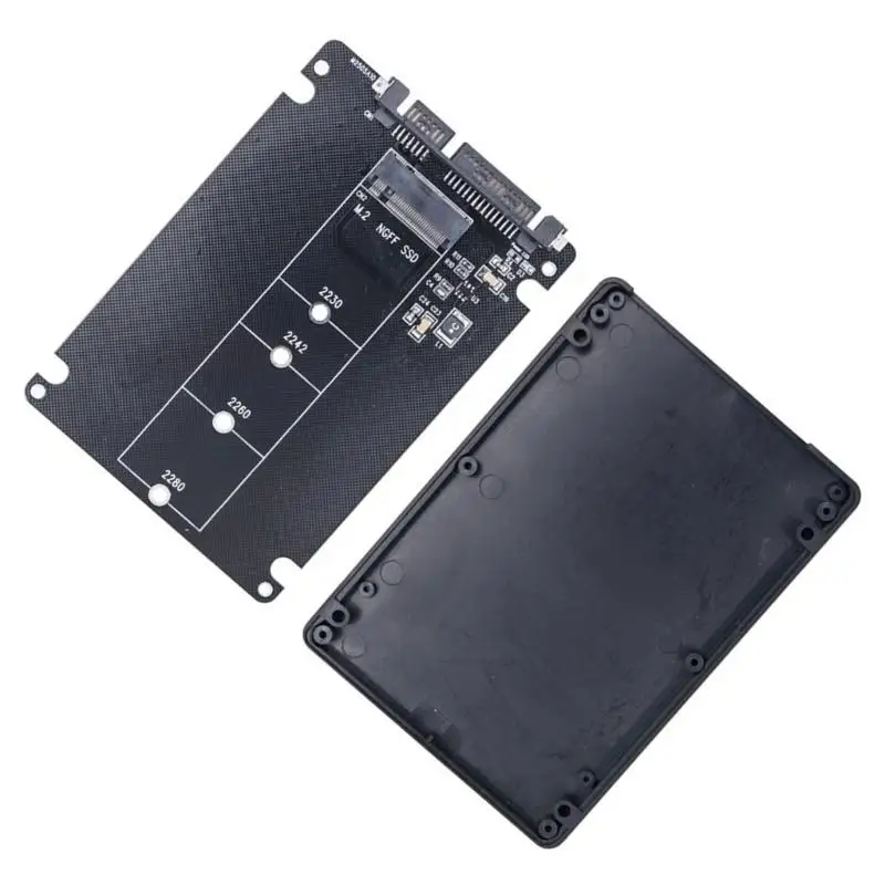 652F Expand Storage Capacity External M.2 NGFF to SATA3.0 Adapter for SSD and Device Wide Compatibility & Multifunctiona