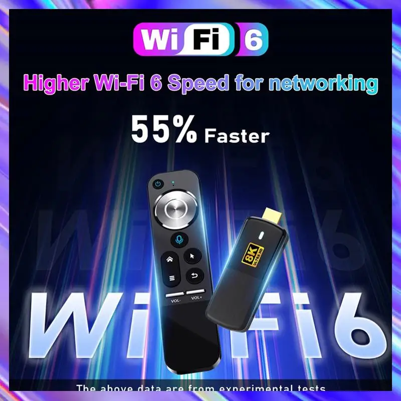 For H96MAX M3 TV Stick 2GB+16GB Android 13.0 Wifi6 4Kx2k H.265 HEVC RK3528 Set Top Box Media Player Mini TV Set Top Box US Plug
