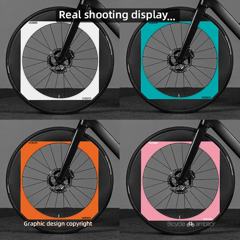 For All Road Bicycle Wheel Sets Tianyuan Difang Single Wheel Hub Rim Decorative Waterproof Color-Changing Coating Sticker 2wheel