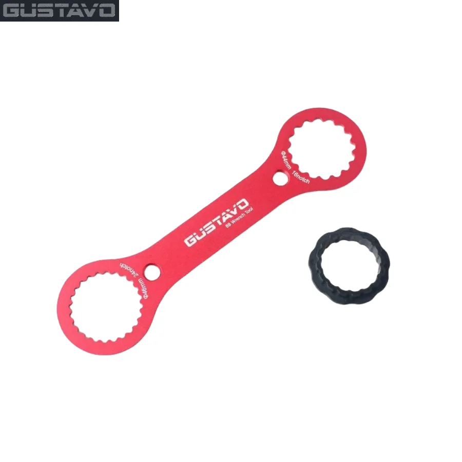 

MTB Multifunctional BB Wrench Tool DW-018 249*64*3mm Red DUB/TL-FC32 Adaptor Of TL-FC25/TL-FC24 BB Bottom Bracket Repair Tool