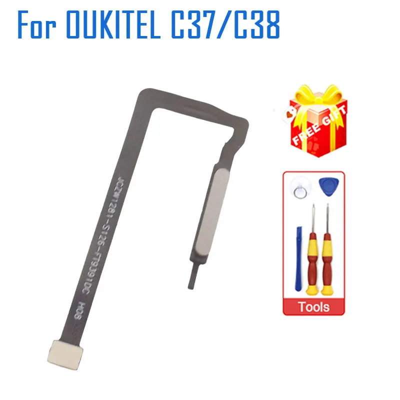 

New Original OUKITEL C37 C38 Fingerprint Sensor Button Cable Flex FPC Accessories For OUKITEL C38 Smart Phone