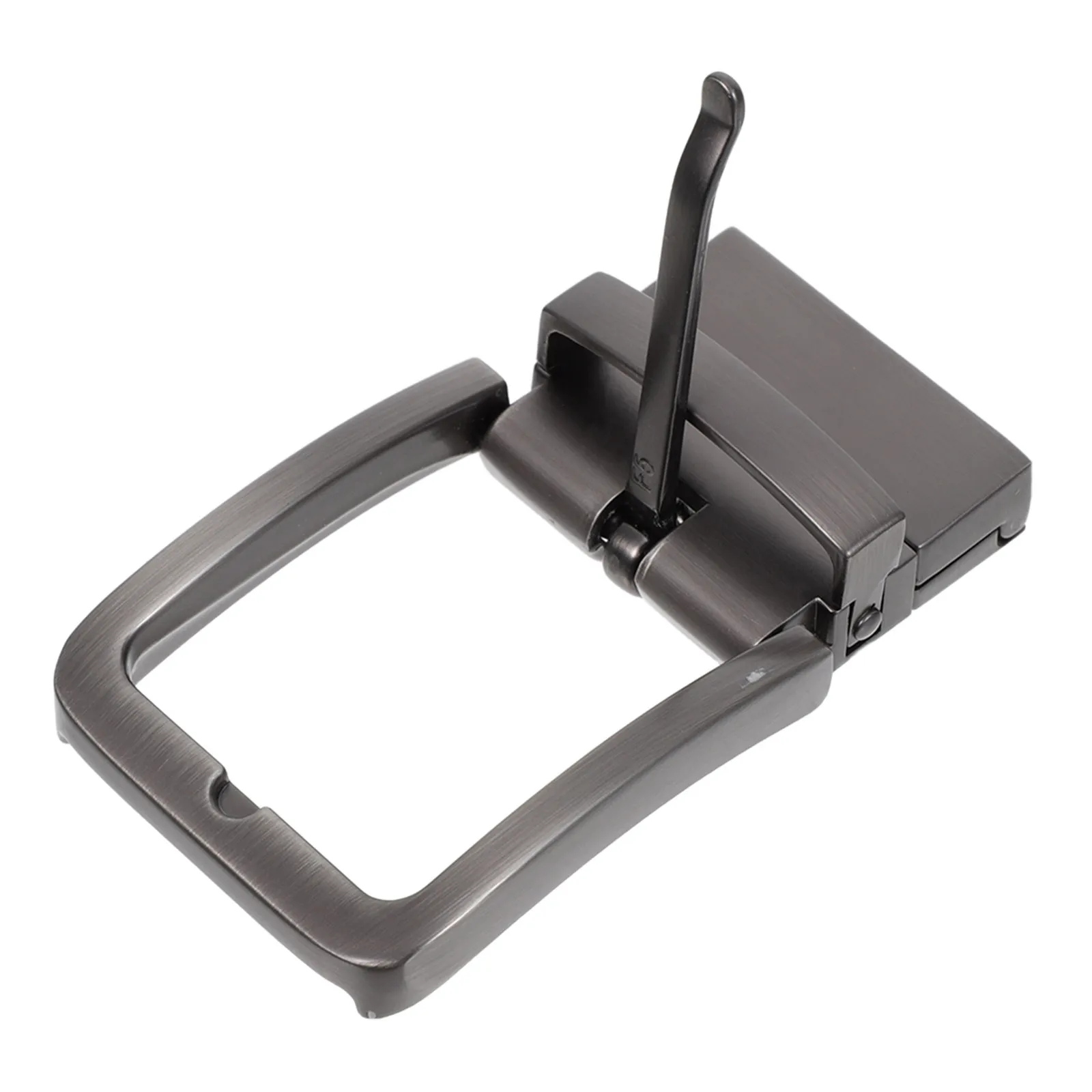 

Реверсивная пряжка для ремня из цинкового сплава, замена для мужских джинсовых ремней, 3,3 см, с одним креплением, металлическая застежка для пояса, повседневная