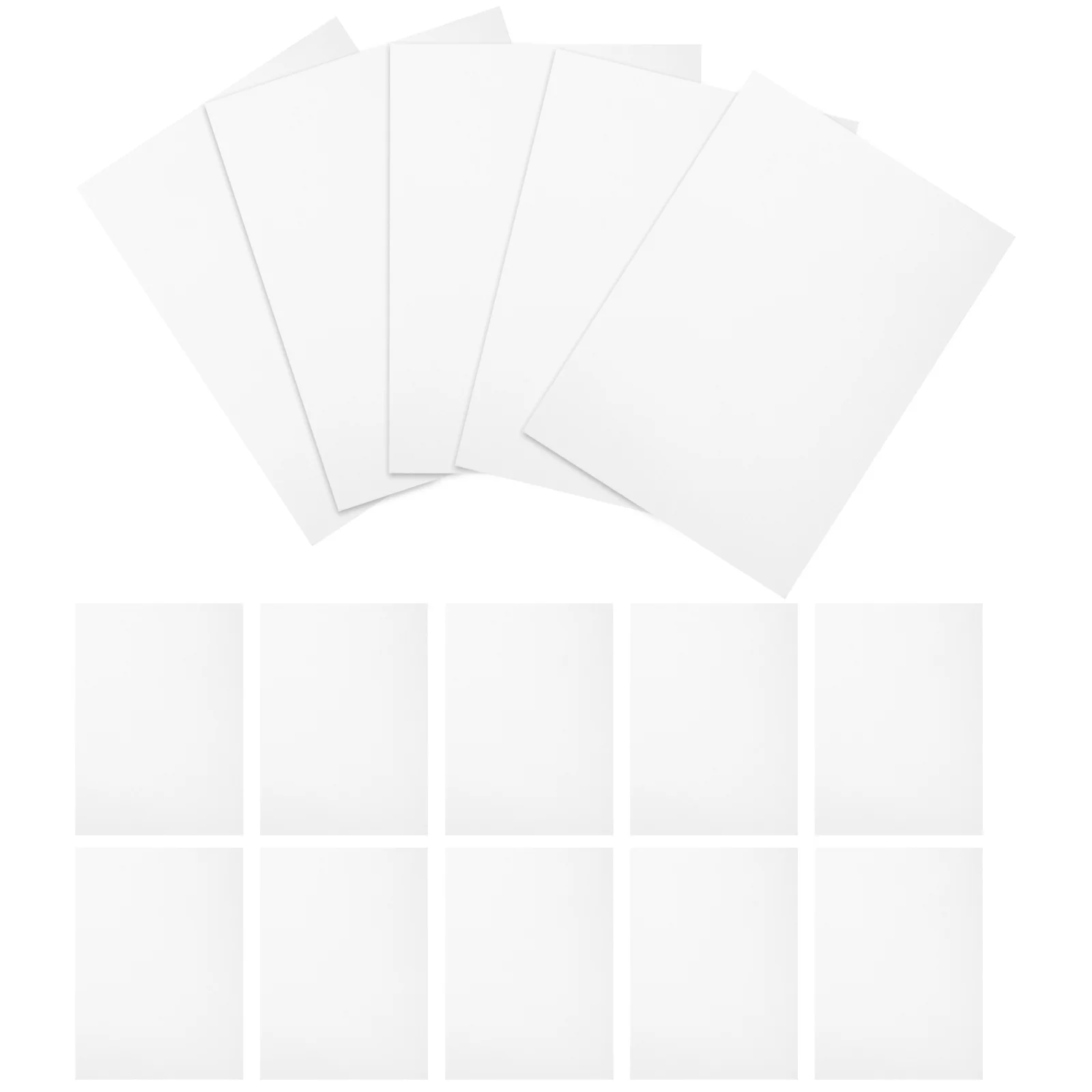 100 Sheets Printer A4 Blank Blank Painting Printing Paper For Crafts Drawing Copying Multi-Function Printable Paper