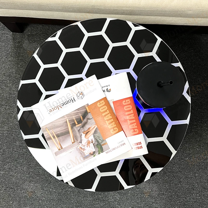 طاولة طعام إيبوكسي باللونين الأسود والخشب، طاولة طعام نهرية من خشب الجوز الأسود #6