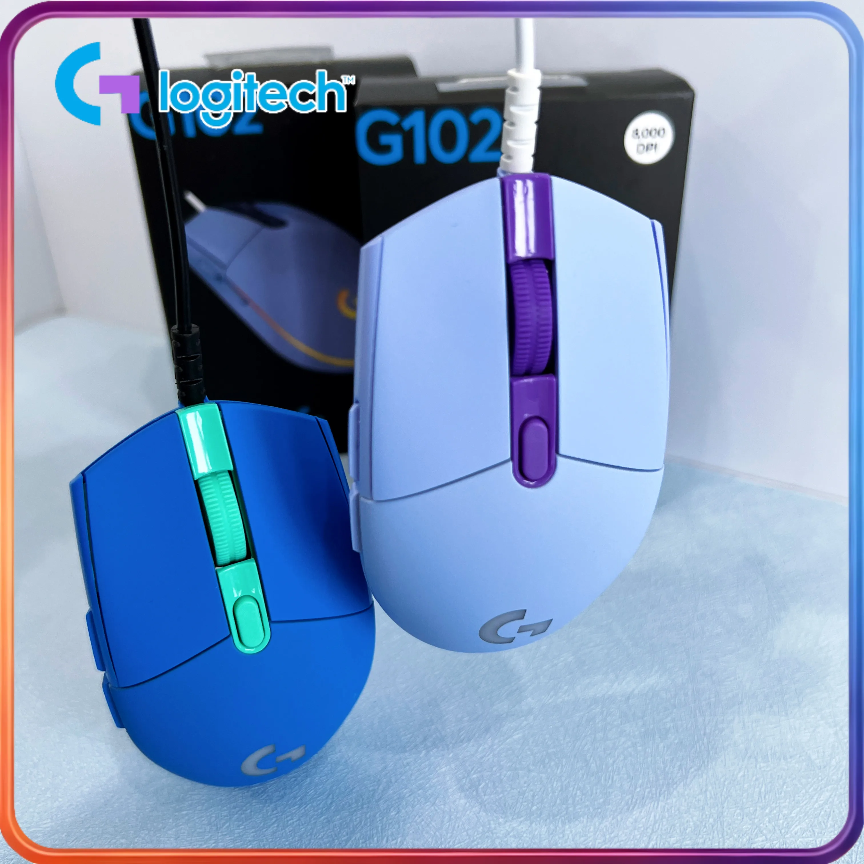 

Легкая игровая мышь Logitech G102/G203: удобная рукоятка для более комфортного длительного использования.