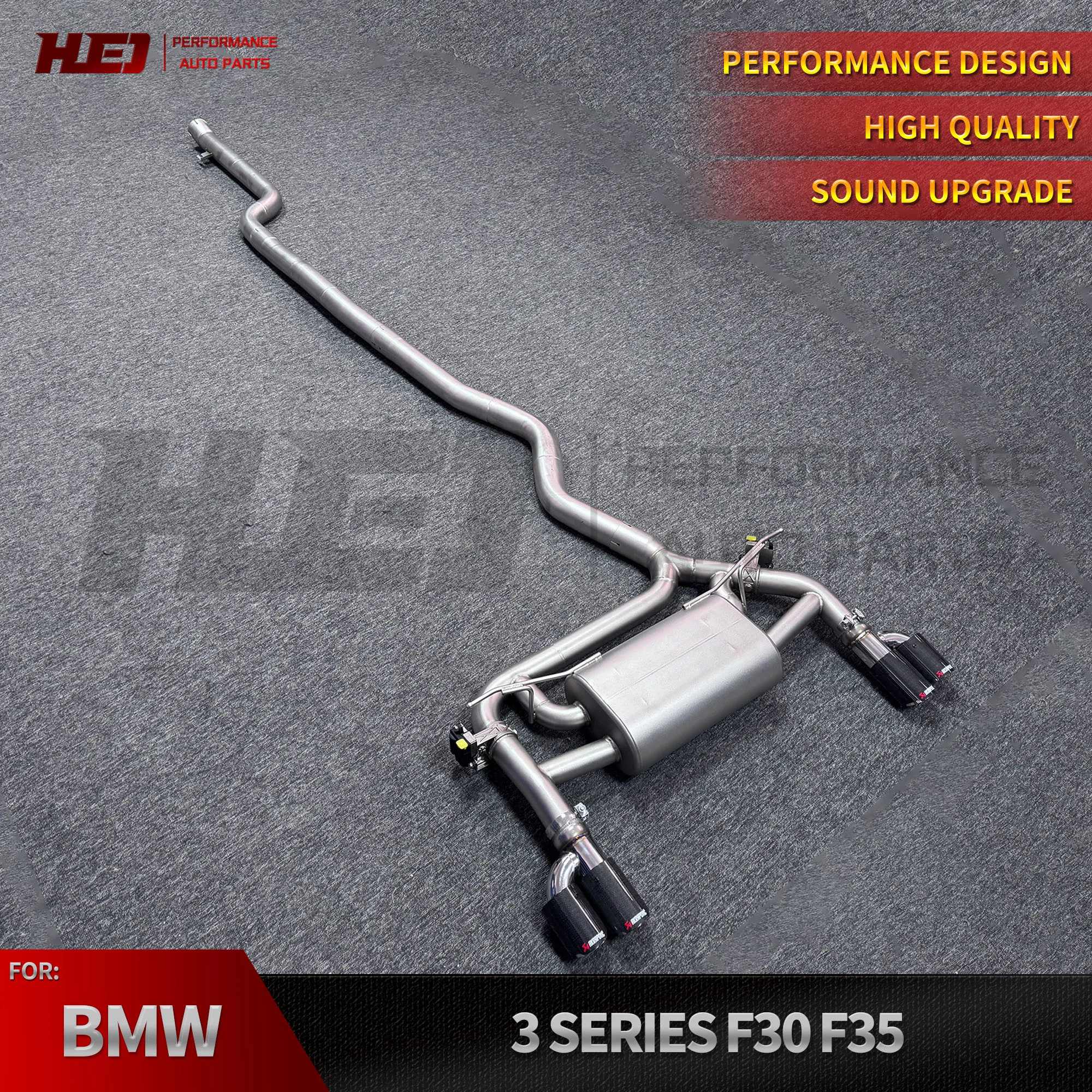 

Выхлопная система 304SS для BMW 3 серии 320i 325i 328i 330i 340i N20 B48 B58 F30 G20 G28 2.0T 3.0T с клапаном, глушителем и выхлопом Catback