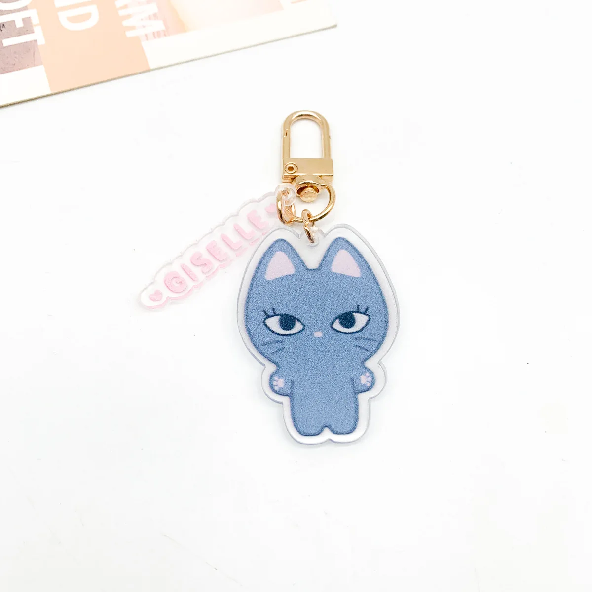 KPOP Karina Winter Ningning Giselle Drama City Cartoon Figure Acrylic Keychains Hot Idol Cute Keyring Fans Bag Key Accessories