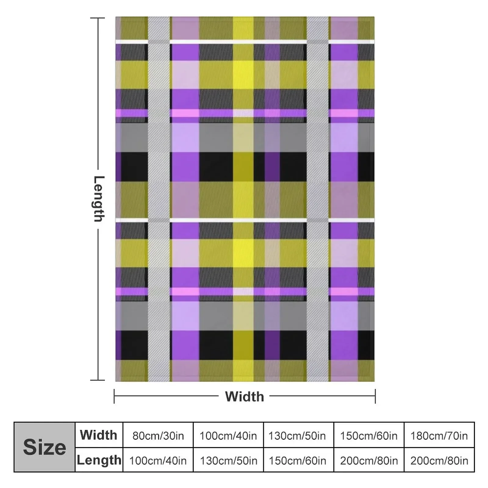 nonbinary flag check Throw Blanket blankets ands Soft Beds Extra Large Throw Blankets