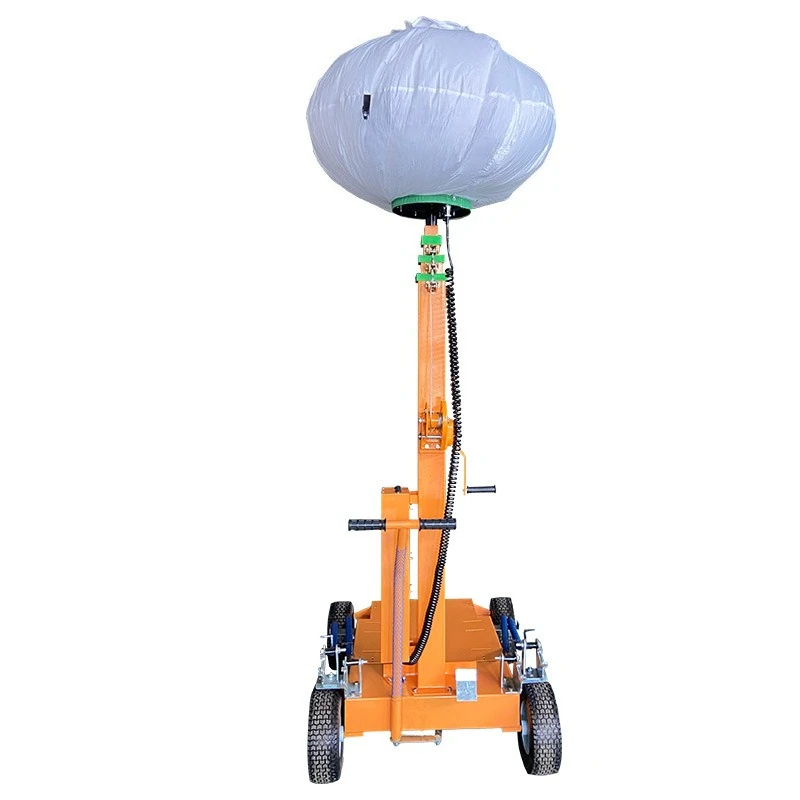 Cart type mobile venue lighting Manual lifting Adjustable height Portable